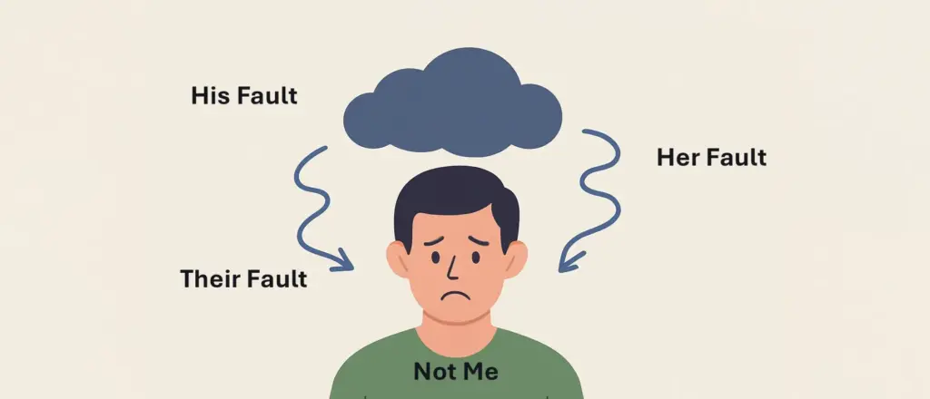 Keep blaming our failures on external factors, Shifting from blame to ownership
