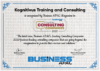 Business APAC Recognition Certificate